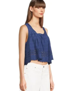Free People Marina Eyelet Tank Women's
