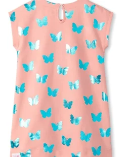 Hatley Kids Glitter Butterfly Slouchy Dress (Toddler/Little Kid/Big Kid)