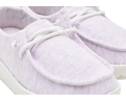 Hey Dude Kids Wendy Y Stretch Jersey Lilac