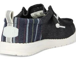 Hey Dude Wally Funk Striped Denim Men's