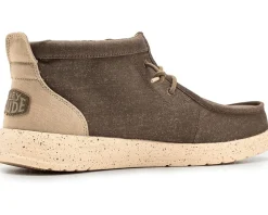 Hey Dude Wally Mid Gripr Stretch Canvas Men's