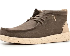 Hey Dude Wally Mid Gripr Stretch Canvas Men's