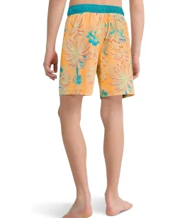 Hurley Kids Pop Color Palm Pull-On Swim Trunks (Little Kid/Big Kid)