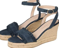 Jack Rogers Rozette Ruffle Wedge Women's