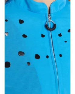 Jamie Sadock Raindrops Print Long Sleeve Sunsense Top Women's