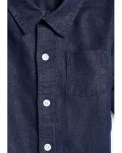 Janie and Jack Linen Roll Up Shirt (Infant)