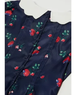 Janie and Jack Navy Floral Dress (Toddler/Little Kids/Big Kids)