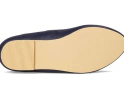 Janie and Jack Navy Flower Flats (Toddler/Little Kid/Big Kid)
