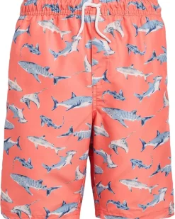Janie and Jack Printed Long Swim Trunk (Toddler/Little Kid/Big Kid)