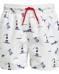 Janie and Jack Printed Swim Trunk (Infant/Toddler/Little Kid/Big Kid)