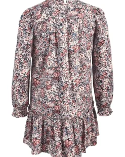 Janie and Jack Ruffle Front Floral Dress (Toddler/Little Kid/Big Kid)