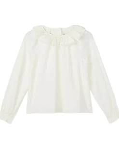 Janie and Jack Textured Collar Blouse (Toddler/Little Kid/Big Kid)