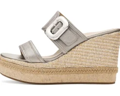 Johnston & Murphy Addison Buckle Strap Wedge Women's