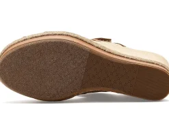 Johnston & Murphy Addison Buckle Strap Wedge Women's