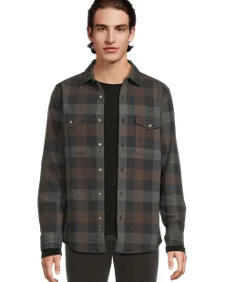 Johnston & Murphy Brushed Button-Front Knit Men's