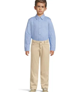 Johnston & Murphy Kids Boys Xc Flex Stretch Long-sleeve Shirt (Big Kid)