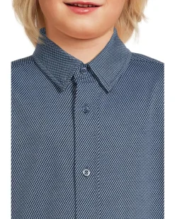 Johnston & Murphy Kids XC Flex Stretch Long-Sleeve Shirt (Big Kid)