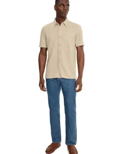 Johnston & Murphy Linden Short-sleeve Knit Shirt Men's