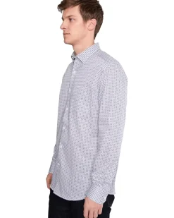 Johnston & Murphy Printed Cotton Shirt Men's