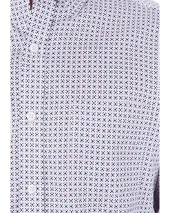 Johnston & Murphy Printed Cotton Shirt Men's