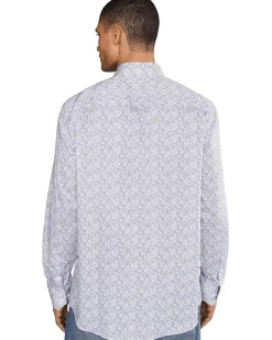 Johnston & Murphy Printed Cotton Shirt Men's