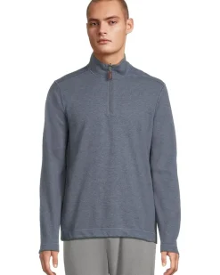 Johnston & Murphy Reversible Solid Quarter-zip Men's