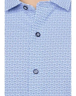 Johnston & Murphy XC+ Motion Short Sleeve Print Knit Shirt Men's