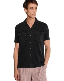 John Varvatos Amadora Camp Collar Shirt Men's