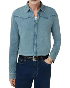 John Varvatos Miner Western Shirt K6943F25 Men's