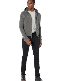 John Varvatos SCOTT HOODED JEAN JACKET Men's