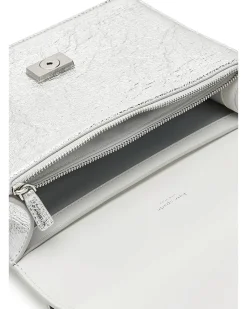 Kate Spade New York Deco Crinkle Metallic Leather Chain Shoulder