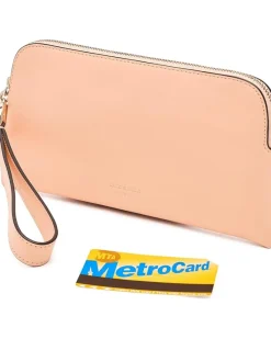 Kate Spade New York Halo Fine Grain Leather Medium Wristlet