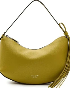 Kate Spade New York Loop Pebbled Leather Shoulder Bag With Fringe Strap