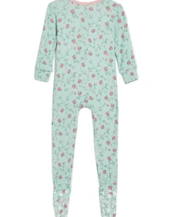 Kickee Pants Kids Print Footie w/ Two-way Zipper (Infant)