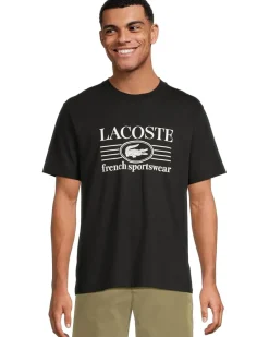 Lacoste Classic Fit Cotton Print T-shirt Men's