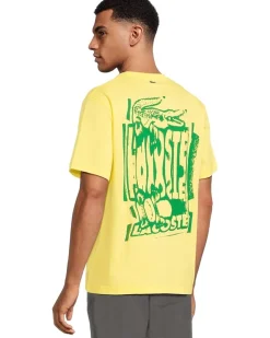 Lacoste Classic Fit Distorted Graphic T-shirt Men's