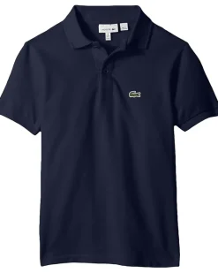 Lacoste Kids L1812 Short Sleeve Classic Pique Polo (Toddler/Little Kids/Big Kids)