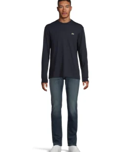 Lacoste Long Sleeved Cotton T-Shirt Men's