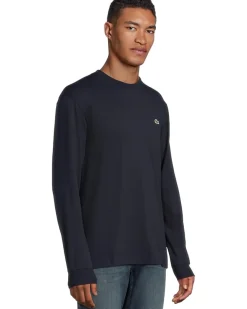 Lacoste Long Sleeved Cotton T-Shirt Men's