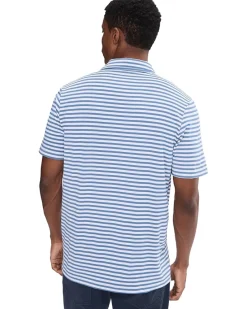 Lacoste Regular Fit Ultra Dry Striped Golf Polo Shirt Men's