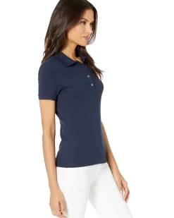 Lacoste Short Sleeve Slim Fit Stretch Pique Polo Women's