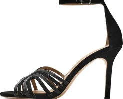 Lauren Ralph Lauren Allie Suede & Leather Multi Strap Sandals Women's