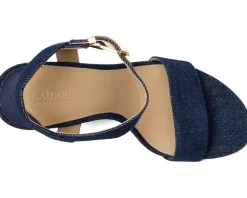 Lauren Ralph Lauren Gwen Denim Sandals Women's