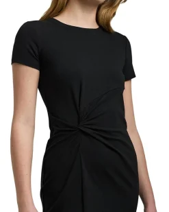 Lauren Ralph Lauren Jersey Twist-Front Midi Dress Women's
