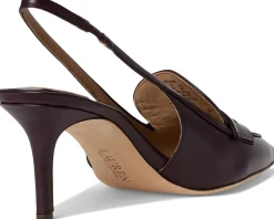 Lauren Ralph Lauren Khloe Leather Slingback Loafers Pumps Women's