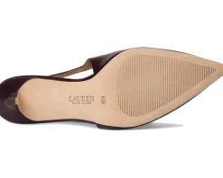 Lauren Ralph Lauren Khloe Leather Slingback Loafers Pumps Women's