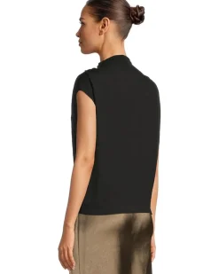 Lilla P Cap Sleeve Mock Women's