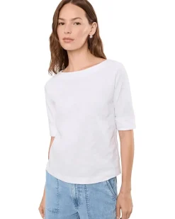 Lilla P Cuffed Sleeve Boatneck Women's