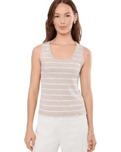 Lilla P Striped Wide Strap Tank Women's