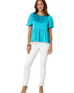 Lilly Pulitzer Blakelynn Elbow Sleeve Top Women's
